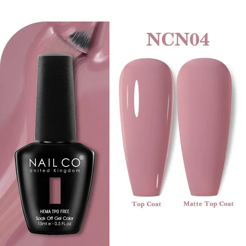 NAILCO 333 Colors Gel Nail Polish Semi Permanent Varnishes Nails Art Design Hybrid Soak Off Top Base Coat UV Gel Manicure 15ml