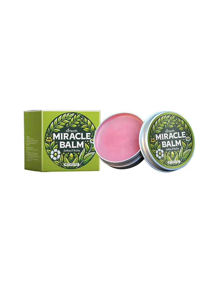 Natural Herbal Miracle Balm 30g Soothing Relief Dry Skin Hydrating Repair Body Care Cream Easy To Apply