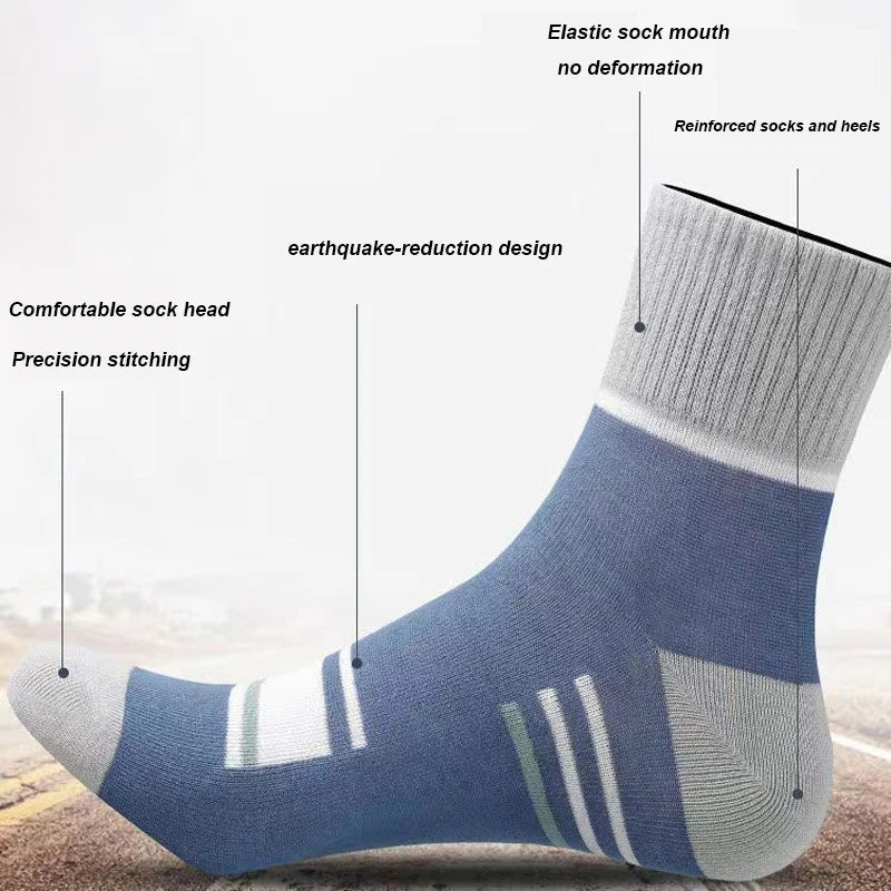 Comfortable Cotton Crew Business Socks