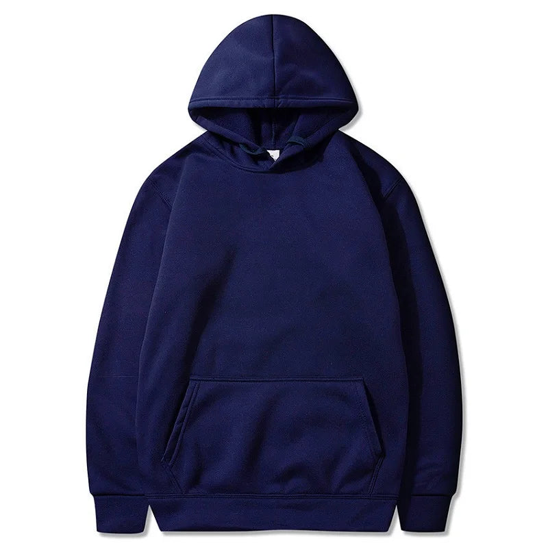 Blank Fleece Pullover Hoodies Unisex Wholesale Hip Hop 11 Color Hooded Sweatshirt Men Cheap Fashion Black Hoodie For Men