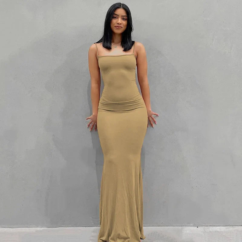 Elegant Mermaid Evening Maxi Dress