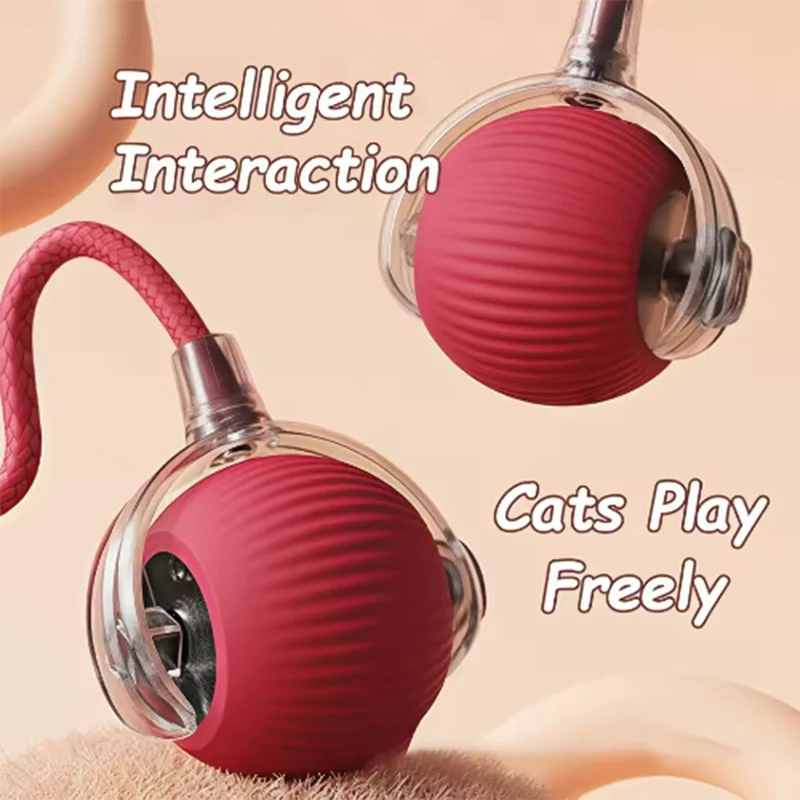 Durable Pet Toys for Dogs And Cats - Teaser Ball with Rope Jumping Ball Thud Toy for Self-Entertainment Pet Supplies