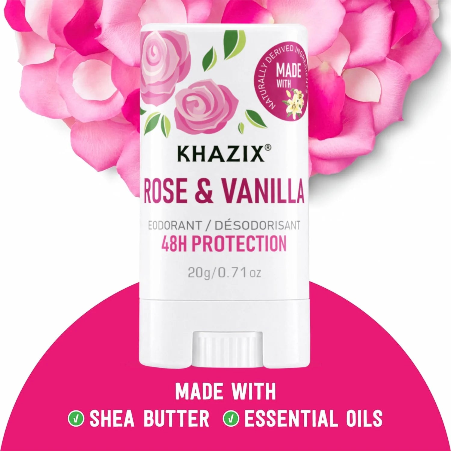 Underarm Deodorant Stick|Dual-Active Odor Fighting Formula|Shea Butter & Essential Oils Infused|Gentle Long-Lasting Freshness.