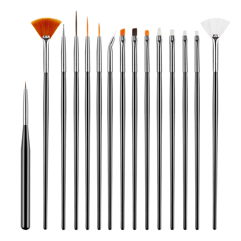 Nail Art Brushes Nail Art Tool Set Nail Dotting Tools Nail Dust Brush Striping Long Lines Nail Drawing Pen Nail Design