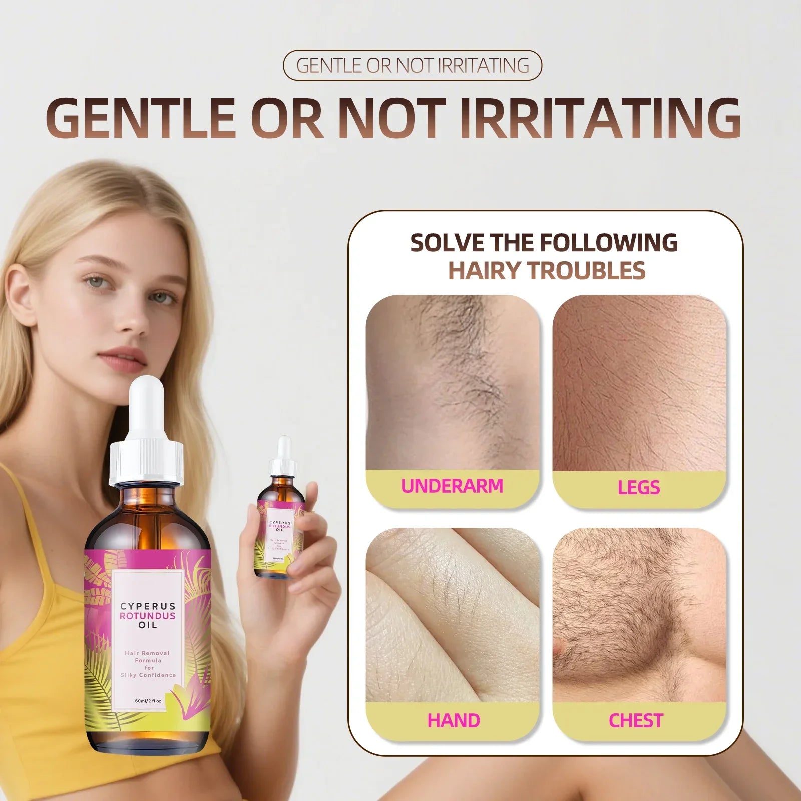 Post-Hair Removal Care Oil – Jojoba and Almond Blend Soothes Sensitivity, Locks in Hydration and Supports Daily Skin Comfort