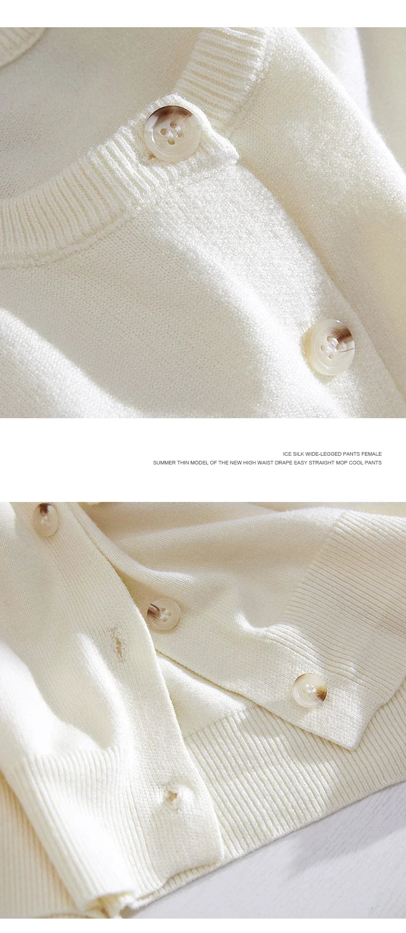 Korean V Neck Knit Cardigan