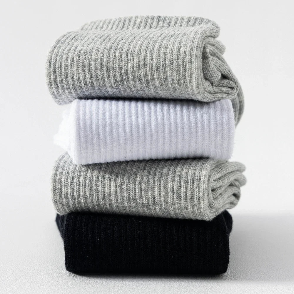 Plus Size Cotton Crew Socks