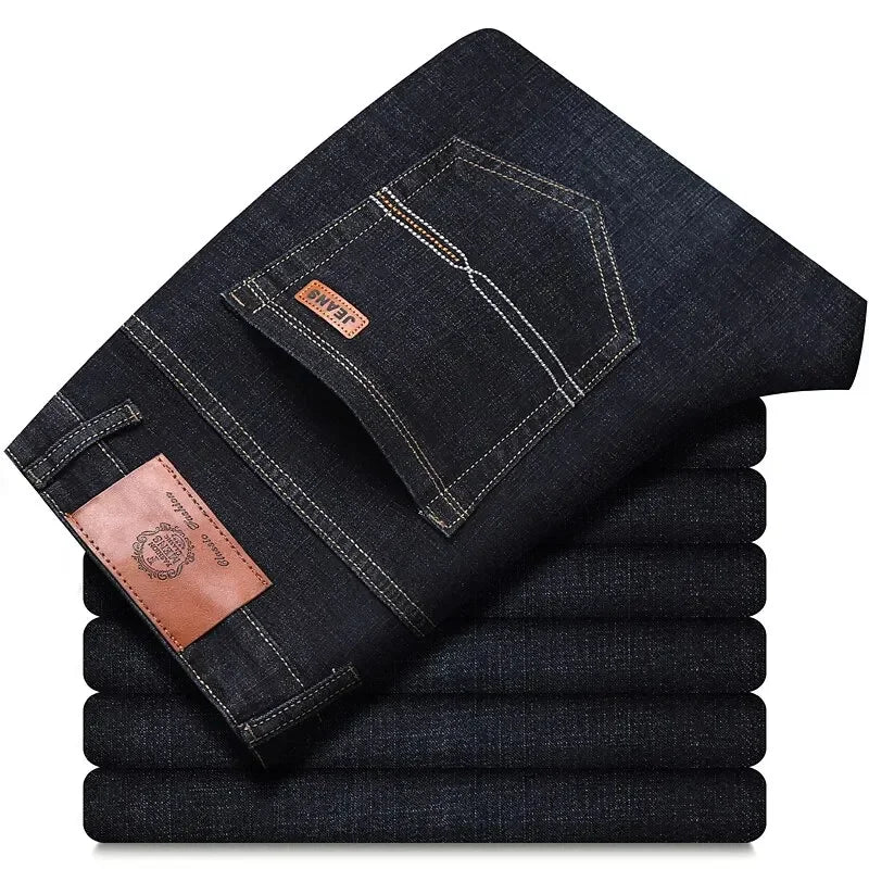 Slim Straight Business Denim