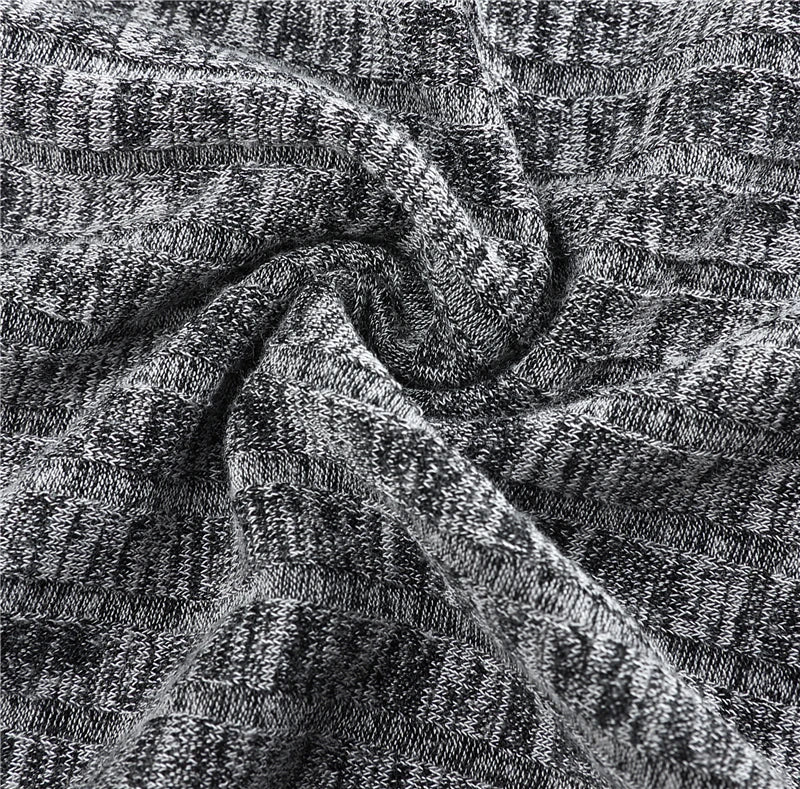 Slim Ribbed Turtleneck Pullover