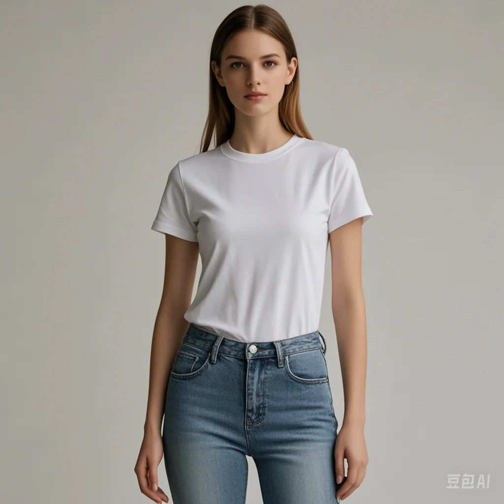 TITLE: Effortless Summer Cotton Basics Tee