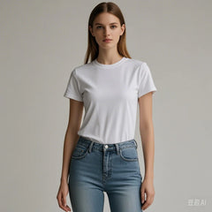TITLE: Effortless Summer Cotton Basics Tee