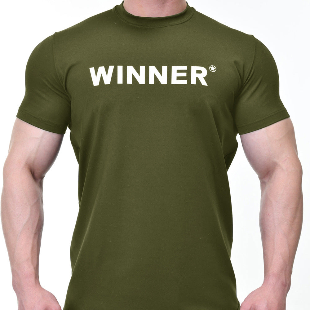 Men Muscle Shirt Slim Fit Bodybuilding Tshirt Men Workout Fitness Shirts Top Tees