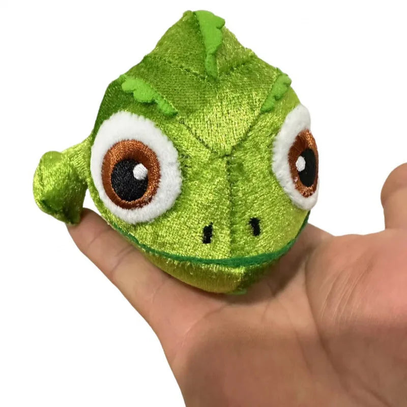 Cute Chameleon 15cm plush Sit on Shoulders Plush Toys Stuffed Creative Lizard Doll Clothing Accessories for Kid Birthday Gift