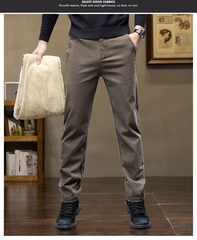 Winter Fleece Smart Casual Trousers