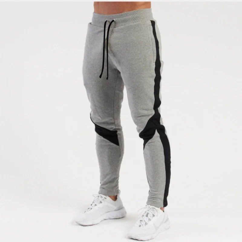 Mens Joggers Casual Pants Fitness Men Sportswear Tracksuit Bottoms Skinny Sweatpants Trousers Black Gyms Jogger Track Pants