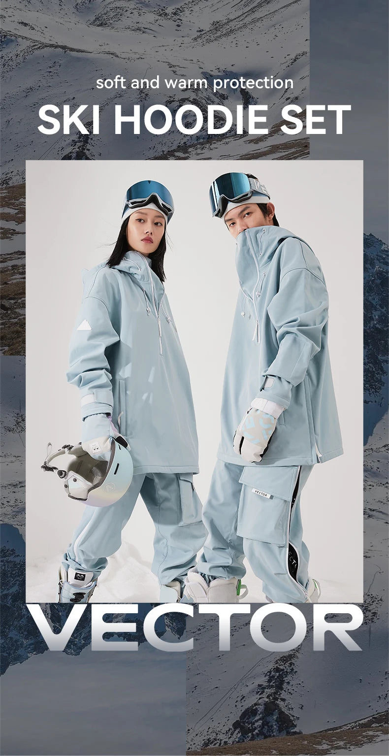 Waterproof Ski Jacket Pants Set