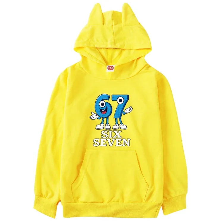 Kids Cat Ears Cartoon Hoodie