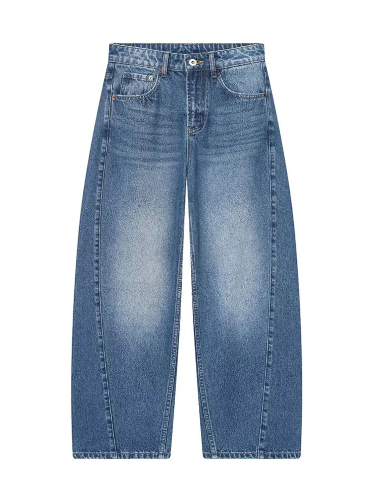 Baggy Straight Denim Street Jeans