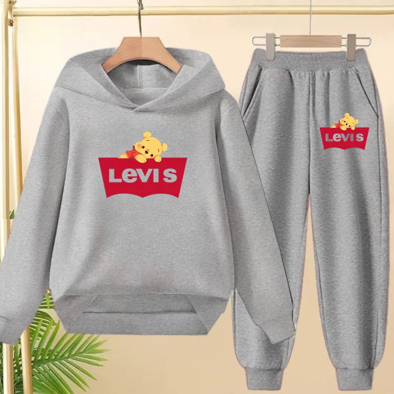 Kids Hooded Sportswear Set
