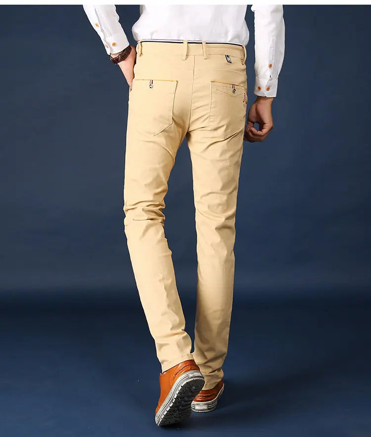 Classic Cotton Office Suit Pants