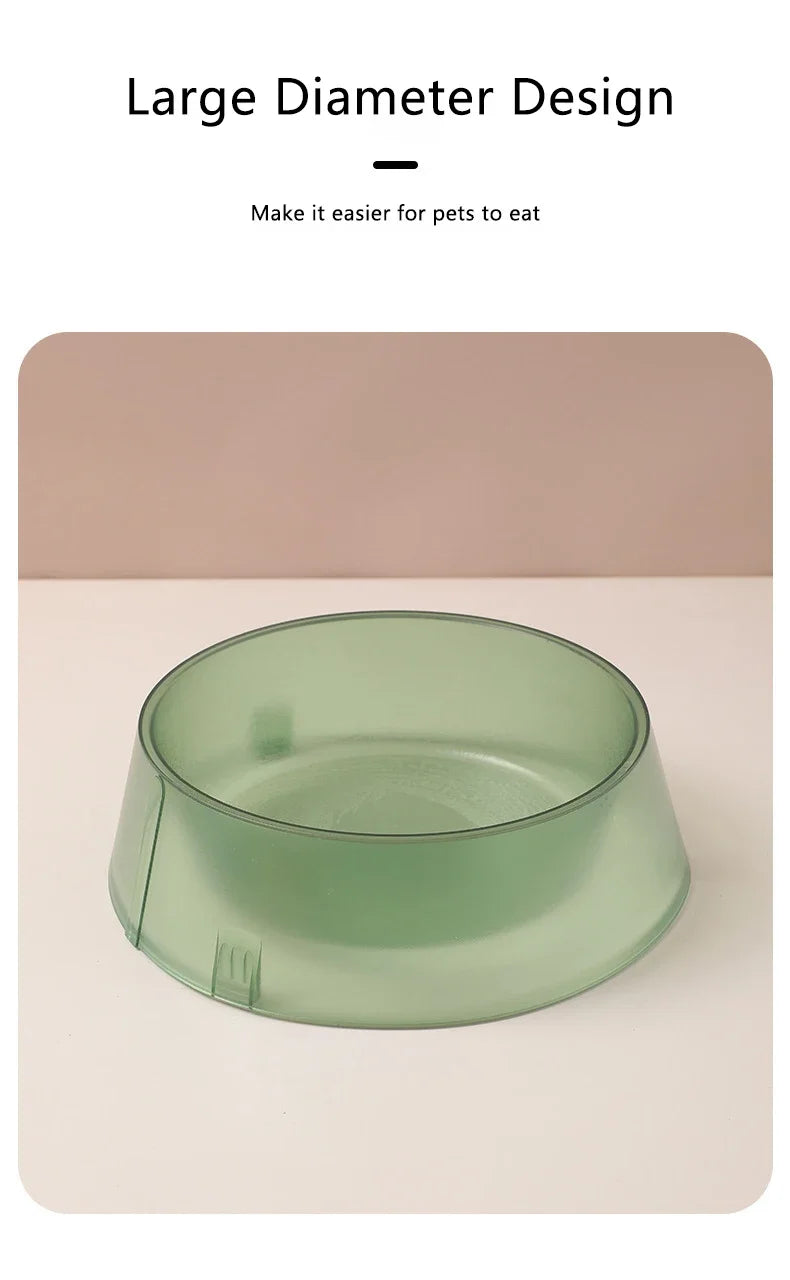 Pet Large Capacity Bowl Puppy Snack Bowl Antislip Round Mouth Single Bowls Cat Dog Feeding Water Storage Bowl Pet Feed Supplies