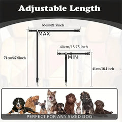 Pet Dog and Cat Seat Belt Car Headrest Restraint Adjustable Safety Rope Car Seat Belt Dog Pet Accessories Pet Supplies