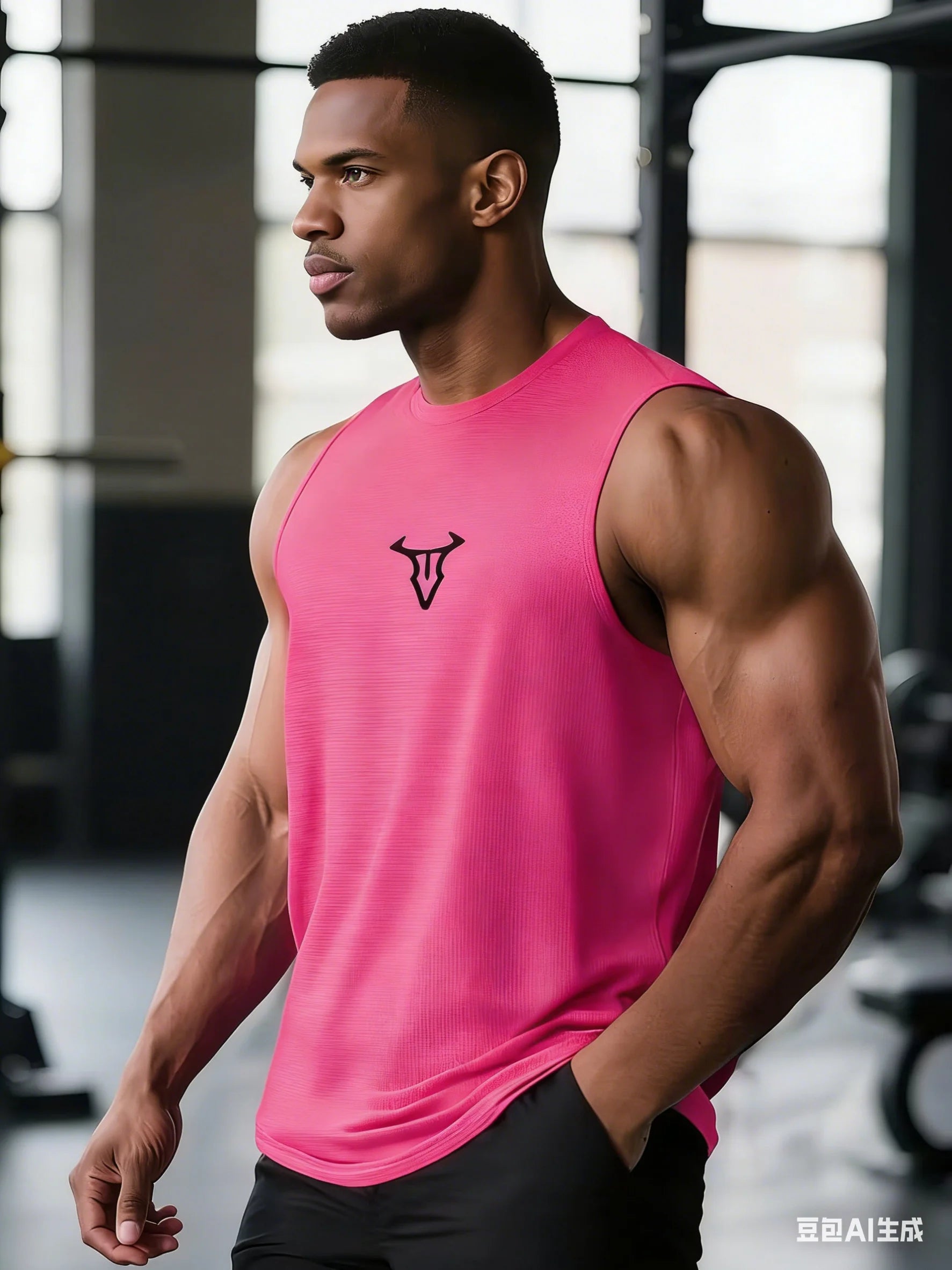 Gym Bodybuilding Workout Muscle Tank Top Summer Cool Quick-Dry Breathable Sleeveless T-Shirts Men Fitness Running Sport Singlets
