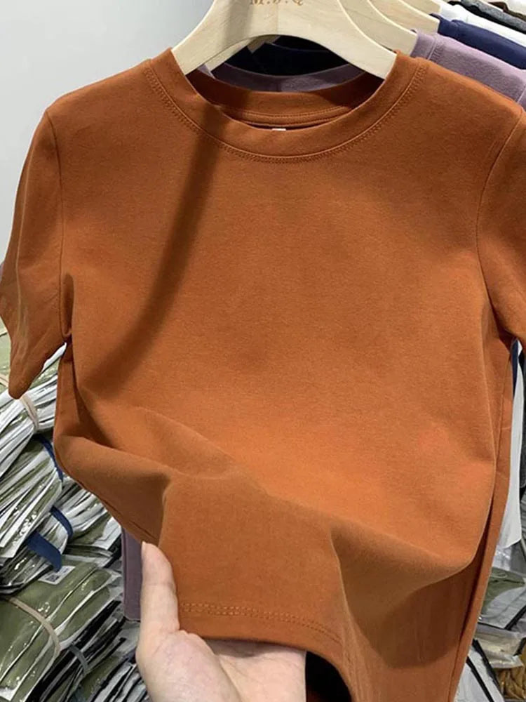 Modern Stretch Casual Summer Tee