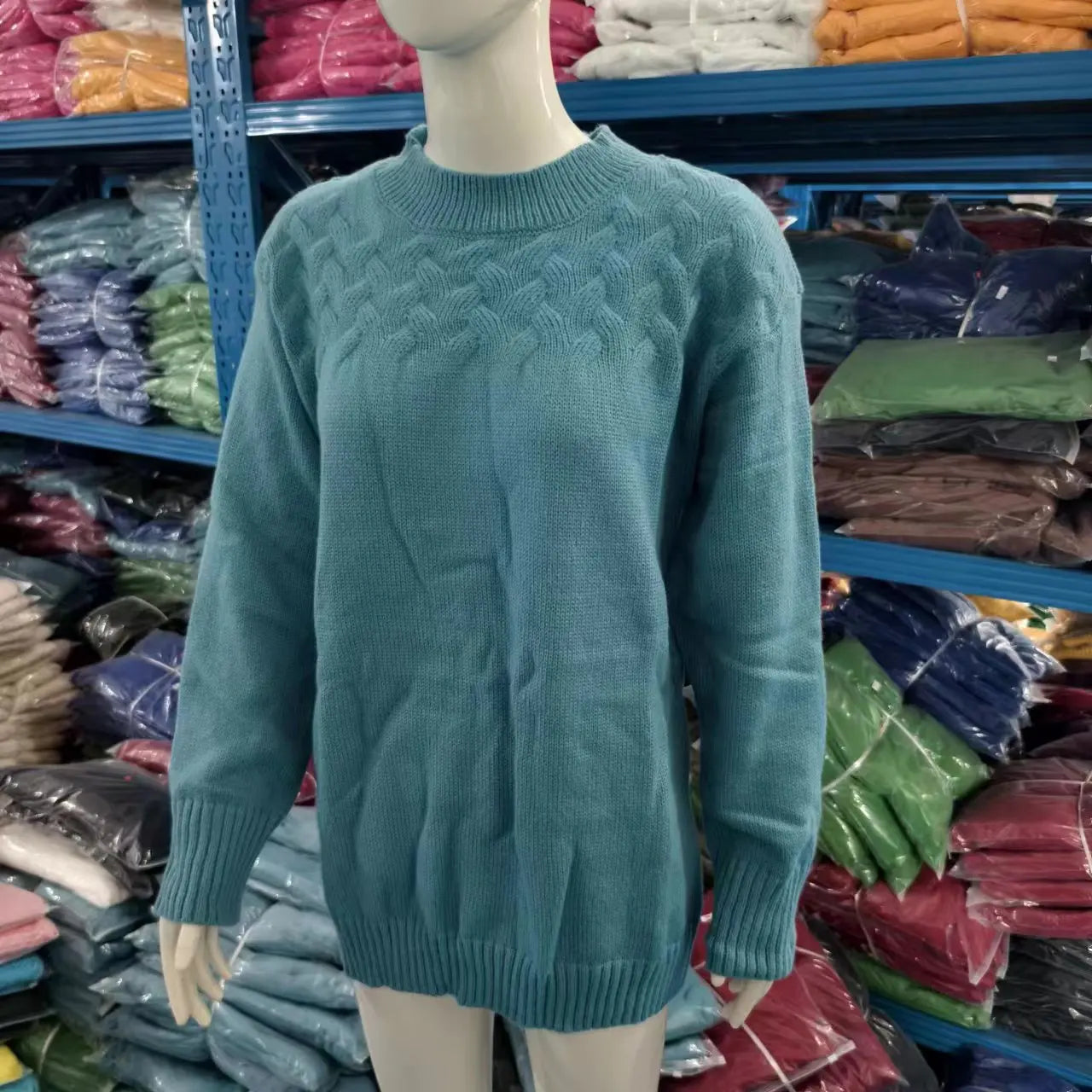 Winter Turtleneck Knit Pullover Sweater