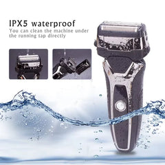 Surker Electric Shaver for Men Rechargeable Intelligent Reciprocating Type Razor Washable Digital LCD Display Shaving Machine