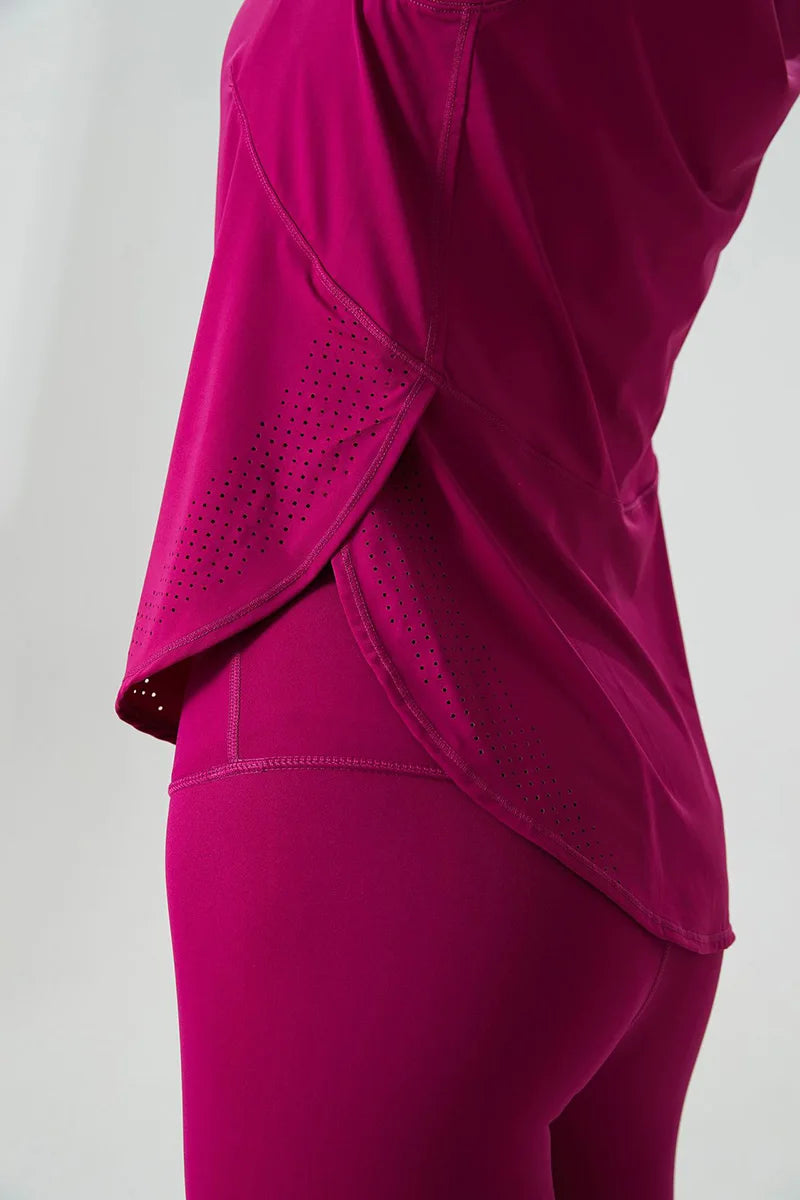 Yoga Sport Top Women Gym T Shirt Workout Clothing Wear Loose Cover Hip Shirt Quick Dry Vest Cropped Blouse Cool Tank Tops