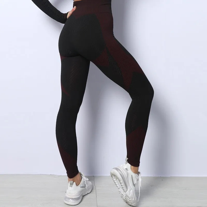 High-Waisted Leggings for Women, Perfect for Yoga and Fitness, Seamless and Peach-Bum Design