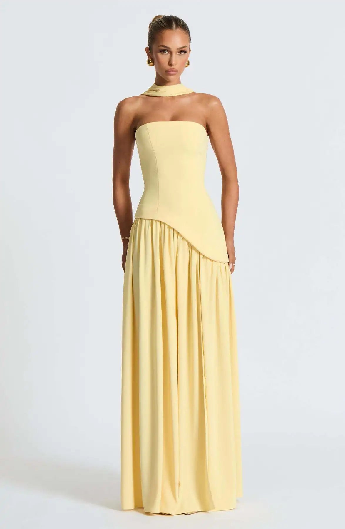 Chiffon Lace Ethereal Evening Gown