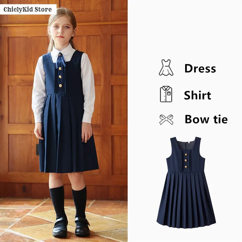 British Style Kids Vest Suit
