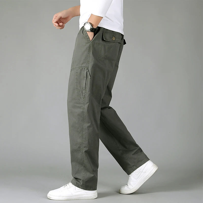 Large Size Casual Cargo Pants