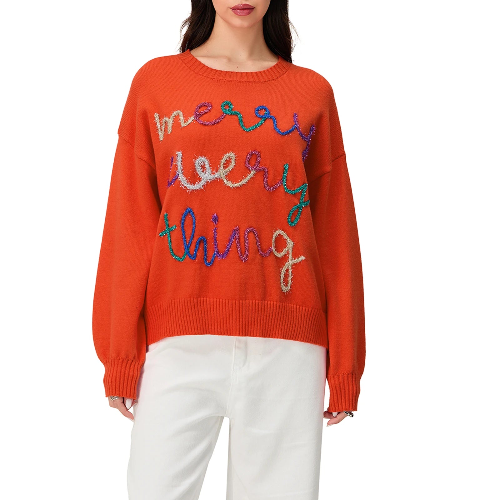 Snowflake Knit Pullover