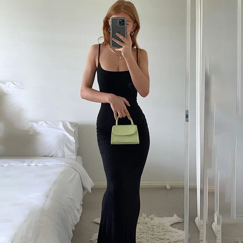 Elegant Mermaid Evening Maxi Dress