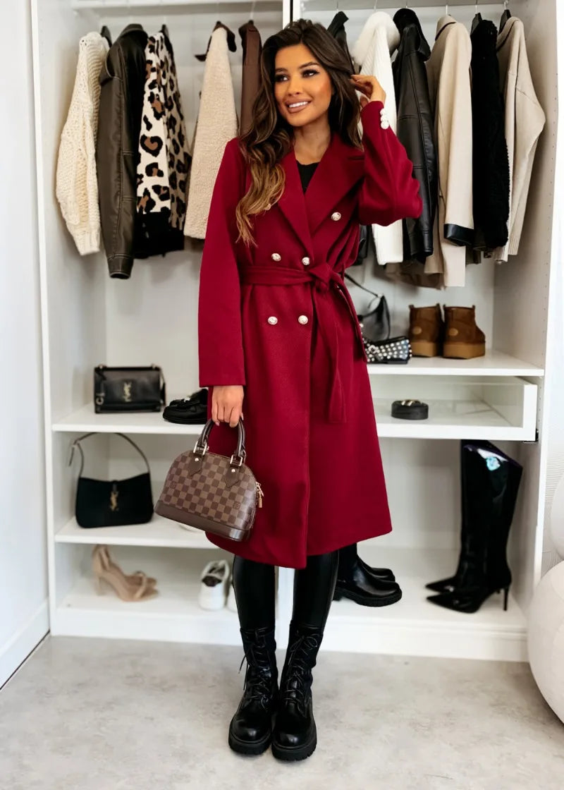 Vintage Double Breasted Wool Trench