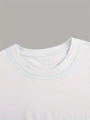 Front and back short-sleeved t-shirts, with logo - Trendy summer and spring women's printed t-shirts. Your best choice
