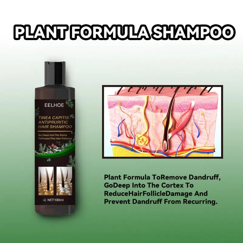 Professional Herbal Hair Shampoo Deep Moisturizing and Nourishing Scalp Care Removes Dandruff Suitable for Daily Use
