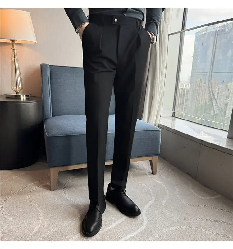 British Slim Fit Business Trousers