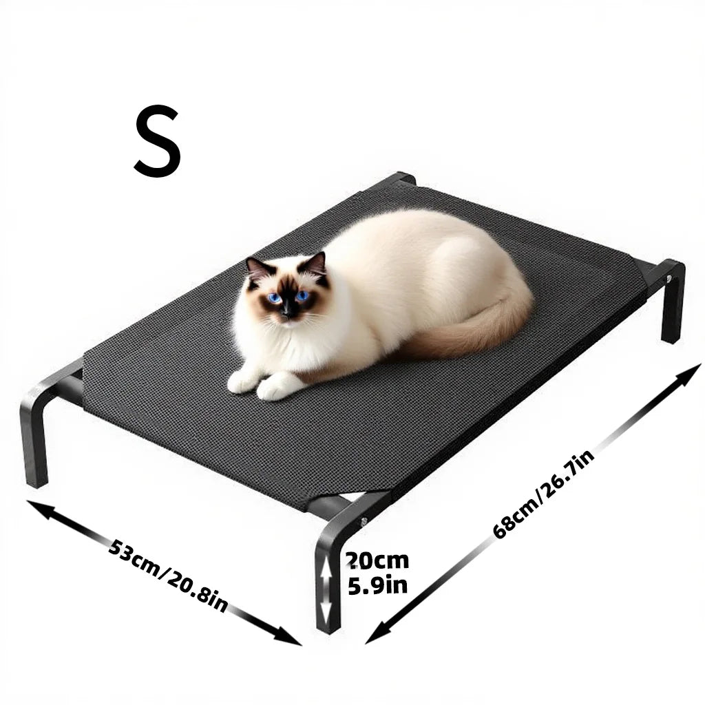 Elevated Dog Bed for All Seasons Moisture Proof Breathable Removable Washable Golden Retriever Pet Bed Pet Supplies