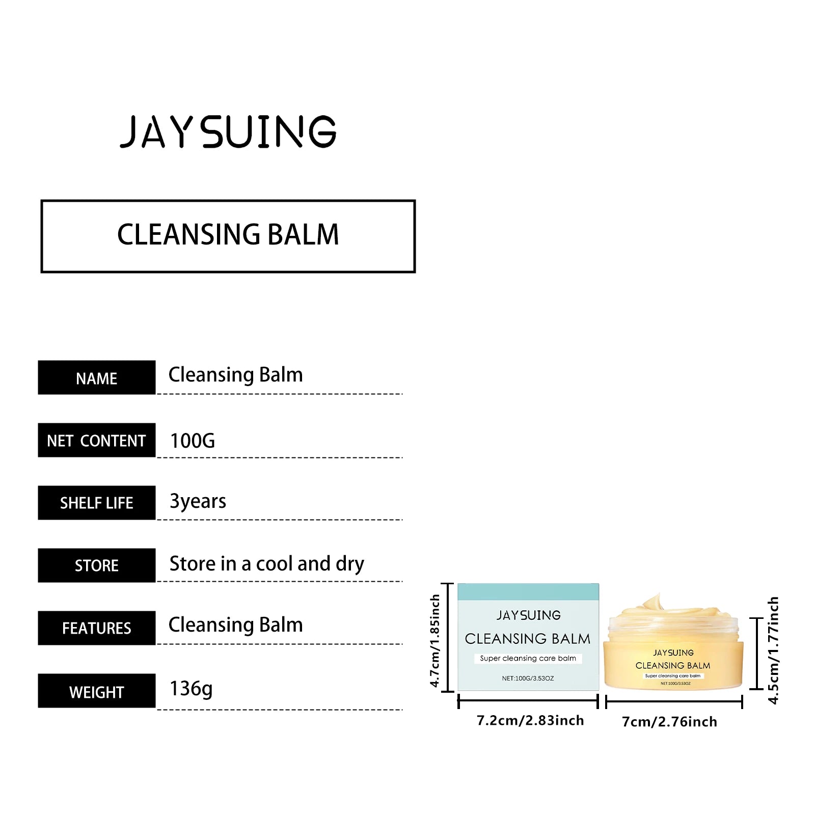 Gentle Cleansing Balm Makeup Remover