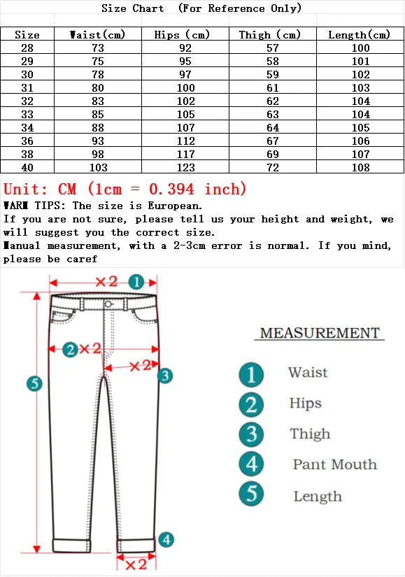 Classic Slim Stretch Denim Jeans