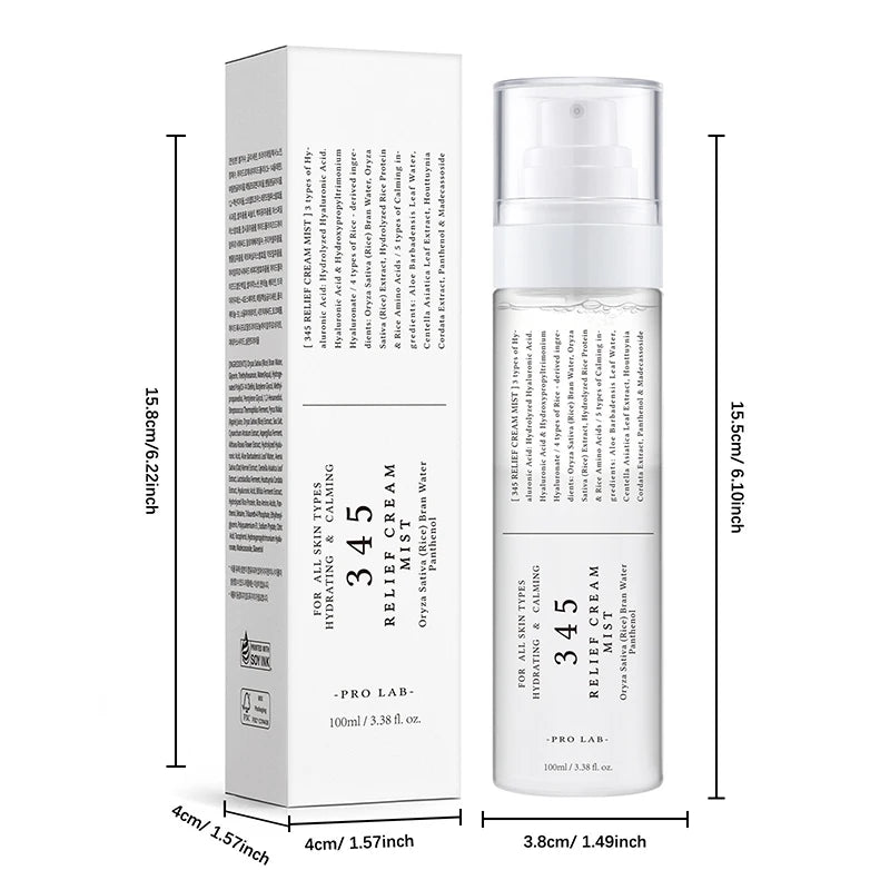 Brand 345 Face Cream Korean Skincare Skin-softening Moisturize FaceCream Gentle Repairing Suitable For Sensitive Skin Face Cream