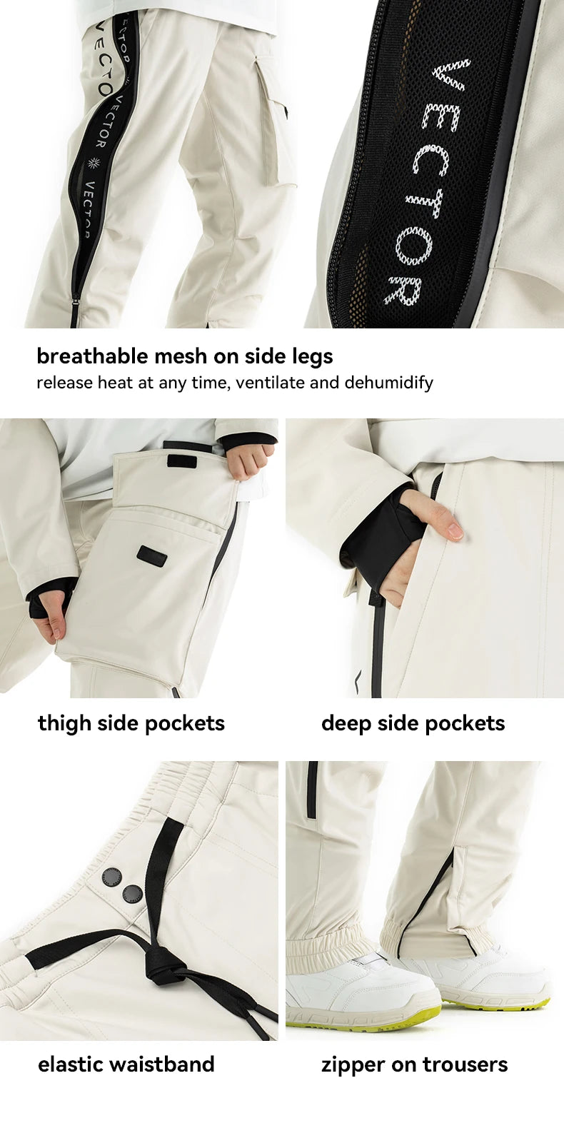 Waterproof Ski Jacket Pants Set