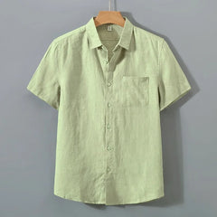 Solid Loose Short Sleeve Shirt