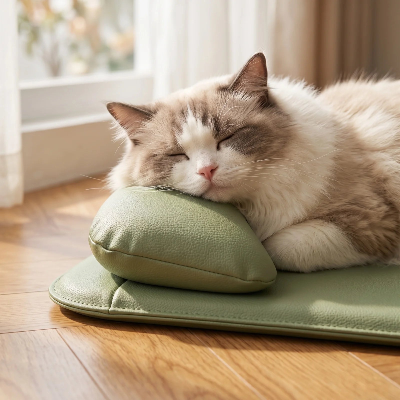 New Pet Bed with Pillow Removable and Washable Pet Mats All-Season Soft Cushion for Dogs and Cats Pet Supplies