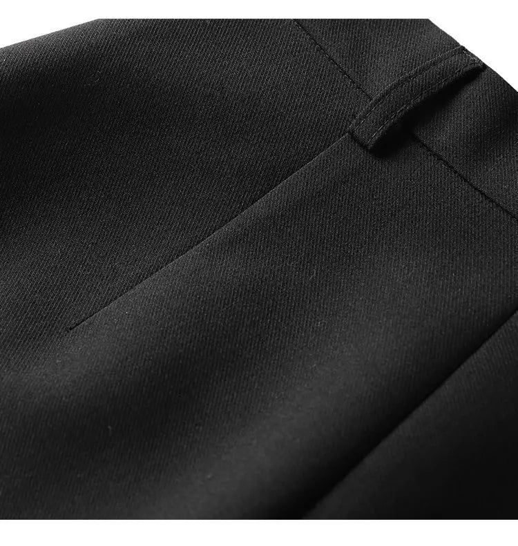 Suit Shorts Women's Summer New High-waist Slim Mid-pants A-line Wide-leg Pants