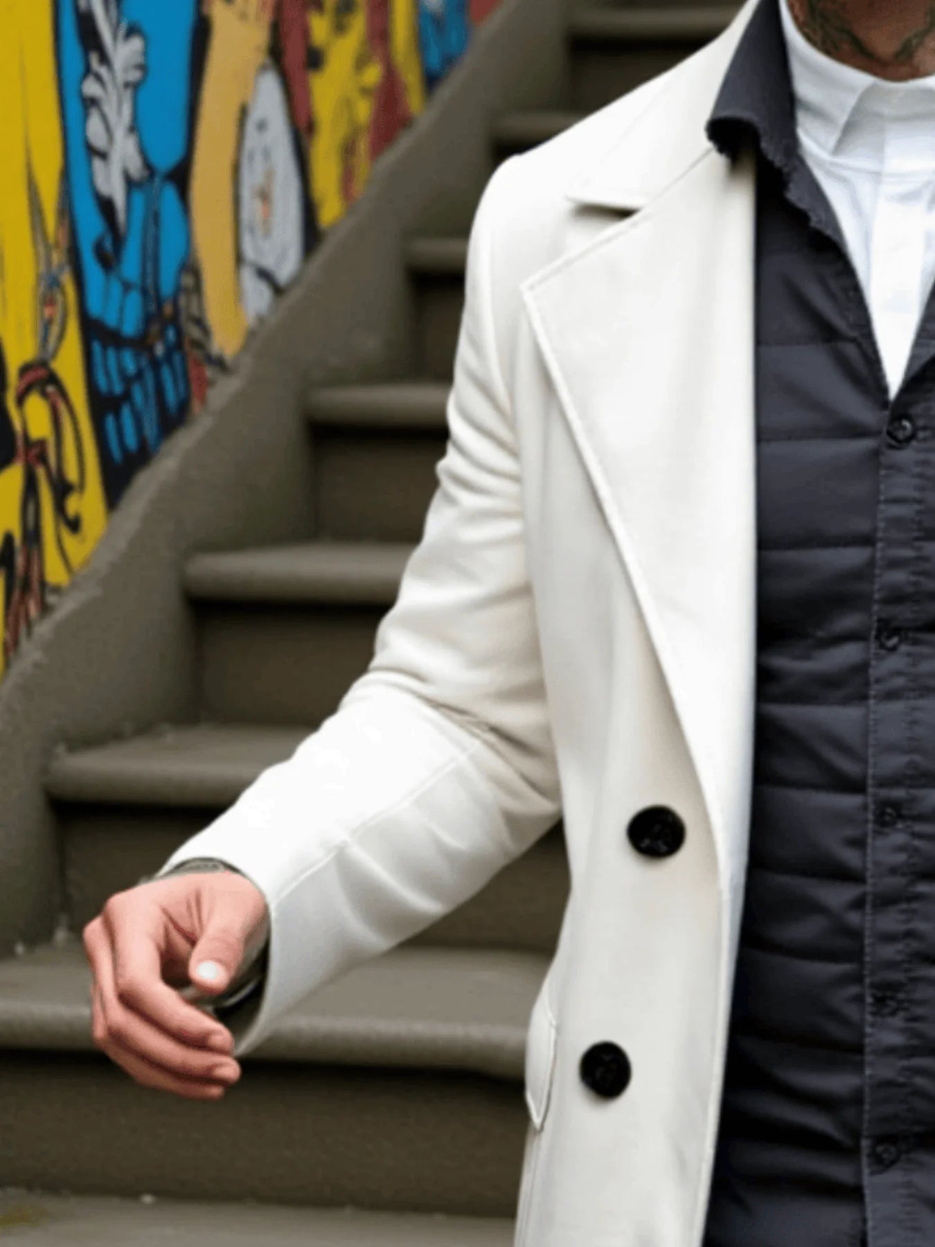 Refined Double Breasted Wool Coat